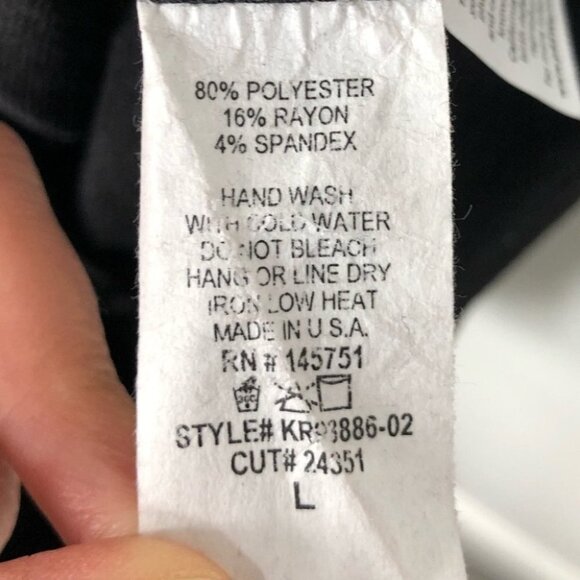 FANTASTIC Fawn Black Tank Shorts Romper Size Large - Picture 4 of 6